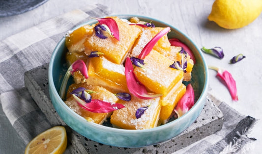 Extra Virgin Olive Oil Lemon Squares with Sea Salt