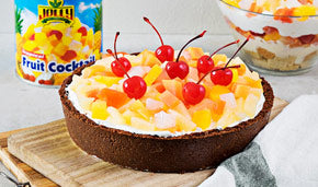 No-Bake Fruit Cocktail Pie