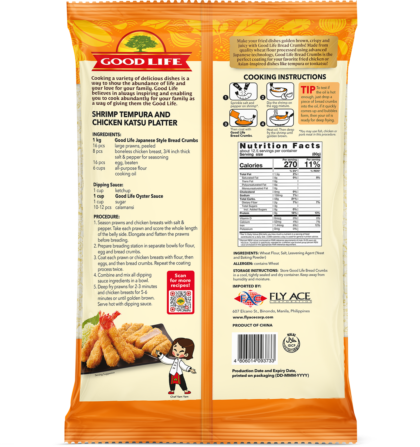 Good Life Bread Crumbs (1kg)