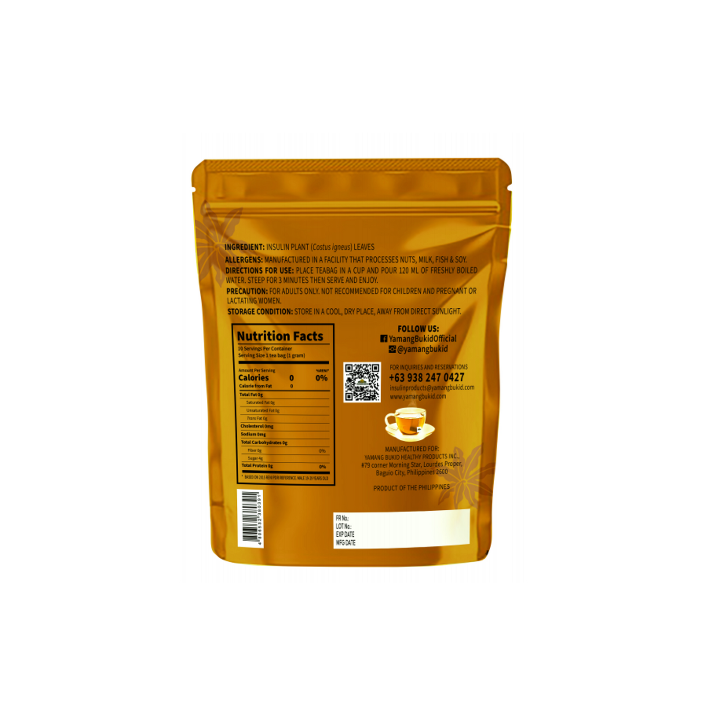 YAMANG BUKID Insulin Tea (10g x 10)