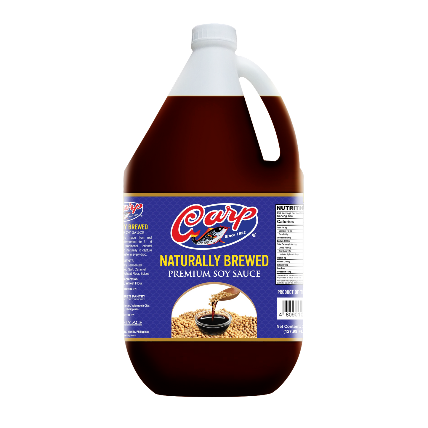 Carp Premium Soy Sauce (3785 ml)