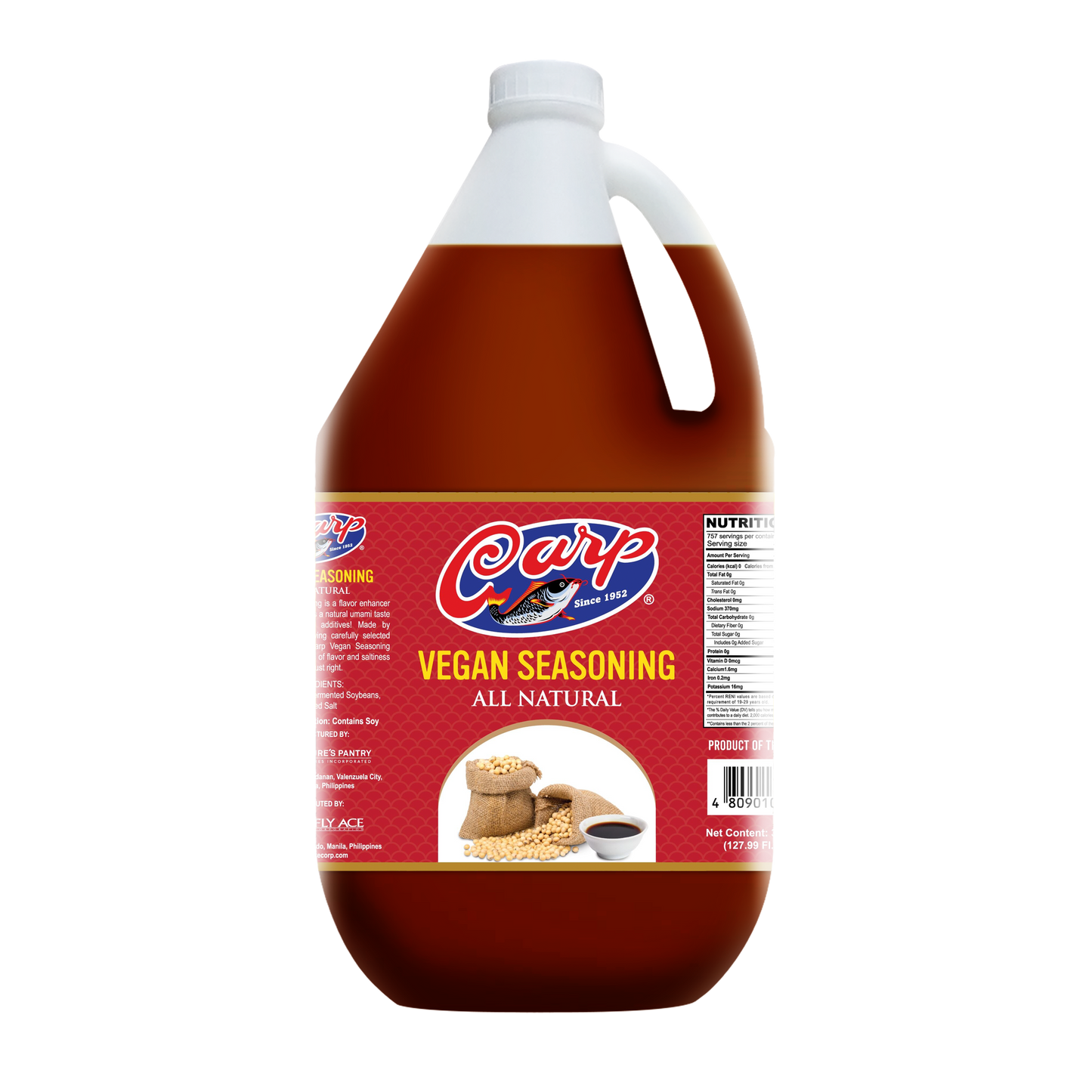 Carp Vegan Seasoning (Chinese style Patis) (3785ml)