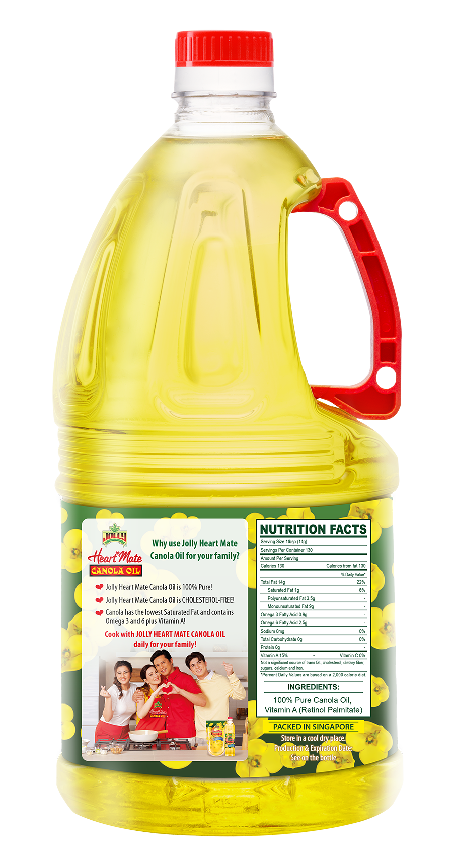 Jolly Heart Mate Canola Oil (PET) (2L)