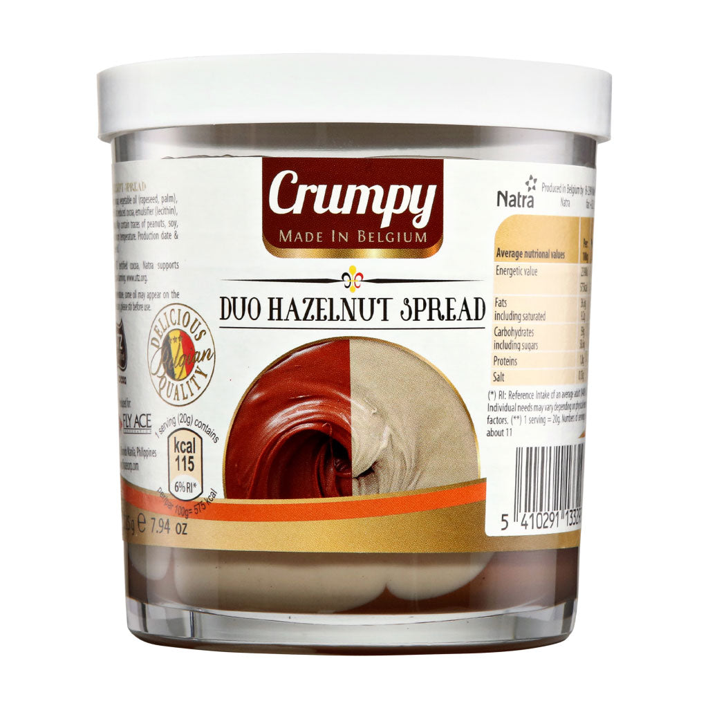 Crumpy Breadspread Duo Hazelnut (225g)