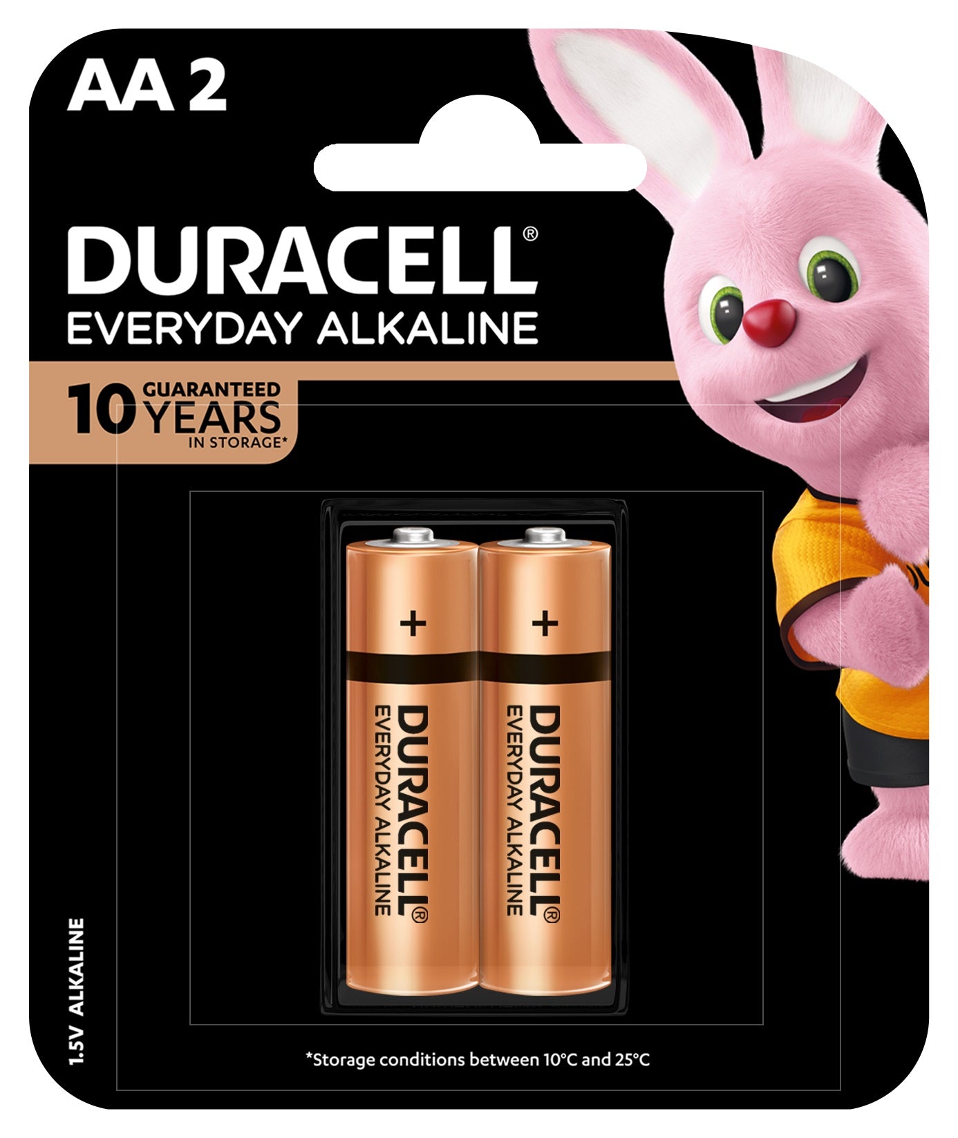 Duracell AA Everyday Alkaline (2s Pack)