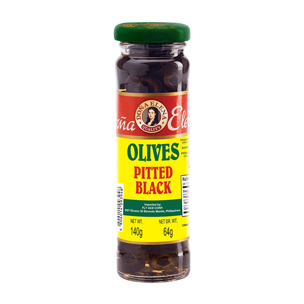 Dona Elena Pitted Black Olives (140g)