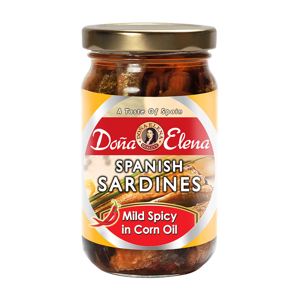 Dona Elena Spanish Sardines Mild Spicy in Corn Oil (228g)