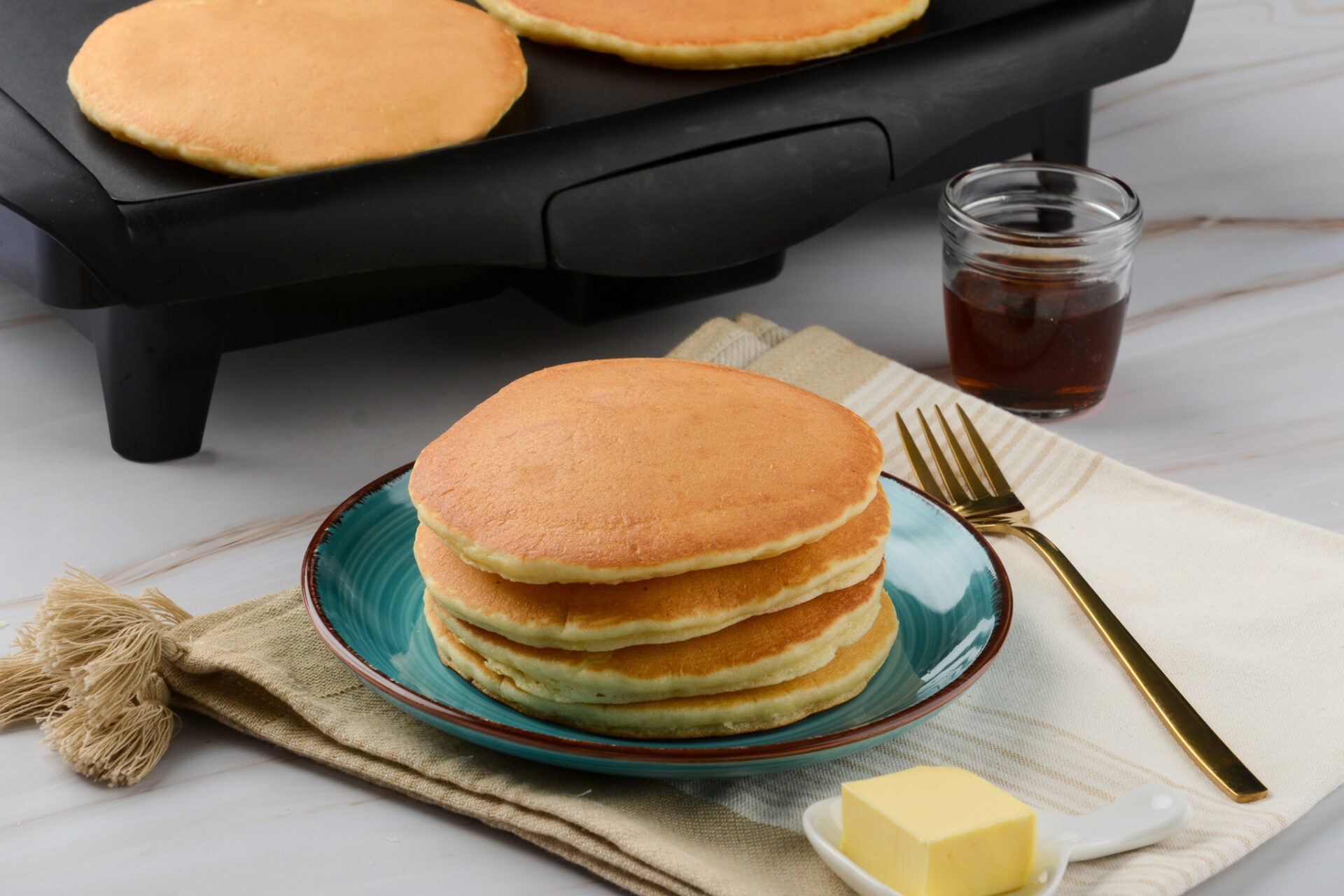 Griddled Fluffy Pancakes