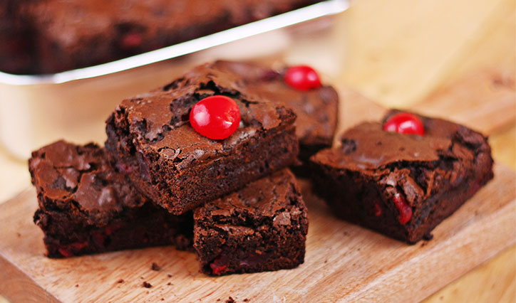 Cherry Filled Brownies