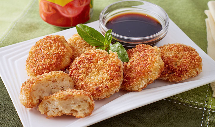 Chicken Nuggets with Apple Barbeque Sauce