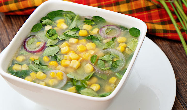 Corn and Malunggay Soup