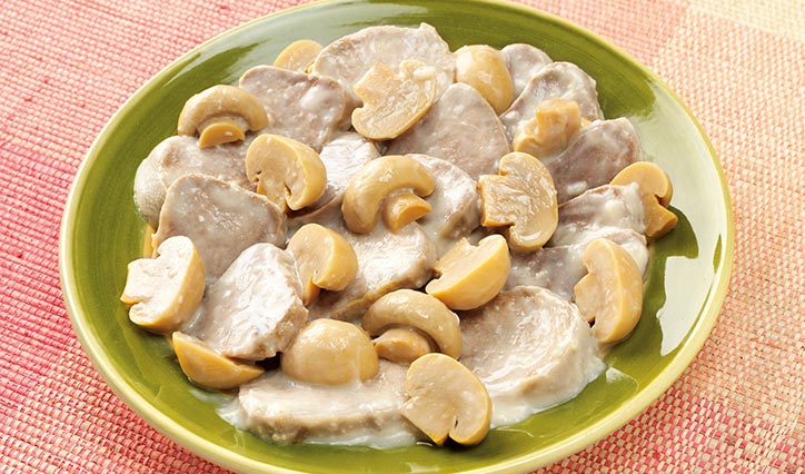 Lengua with Mushrooms