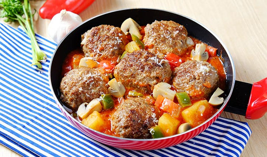 Meatballs in Red Sauce