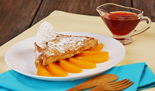 Peaches and Cream French Toast