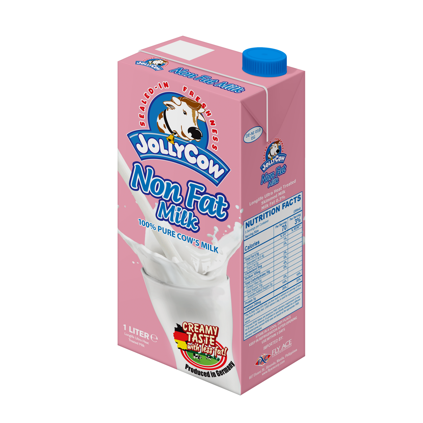 Jolly Cow Non Fat Milk (1L)