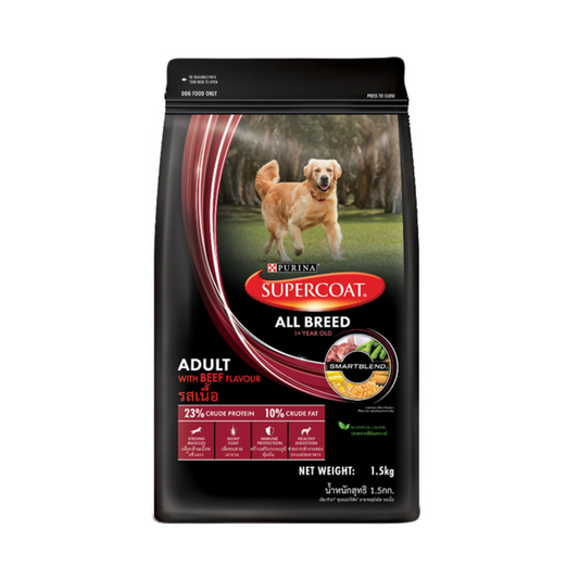 PURINA Supercoat Adult Beef 1.5kg