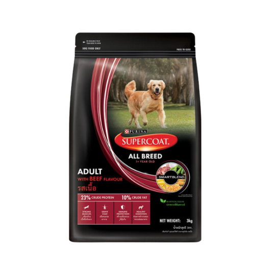 PURINA Supercoat Adult Beef 3kg