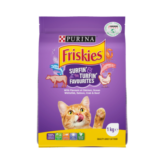 PURINA Friskies Surfin Turfin 1kg