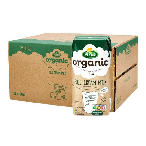 Arla Organic Full Cream Milk (200ml)