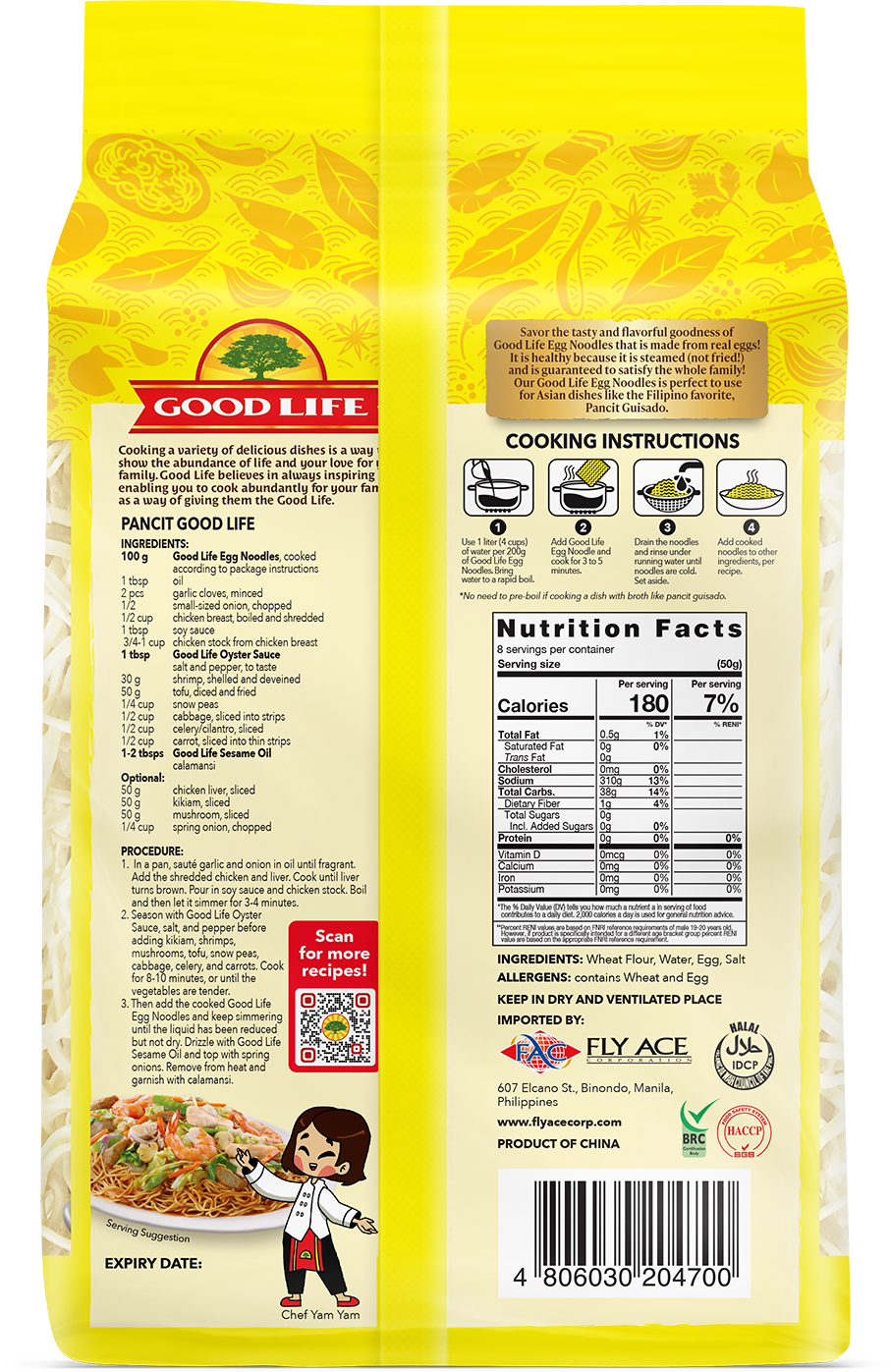 Good Life Egg Noodles (1kg)