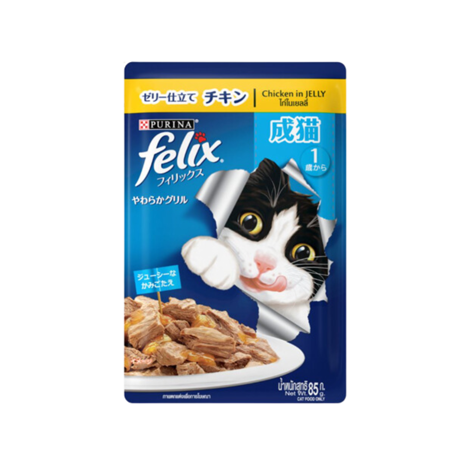 PURINA Felix Adult Cat w/Chicken 85g