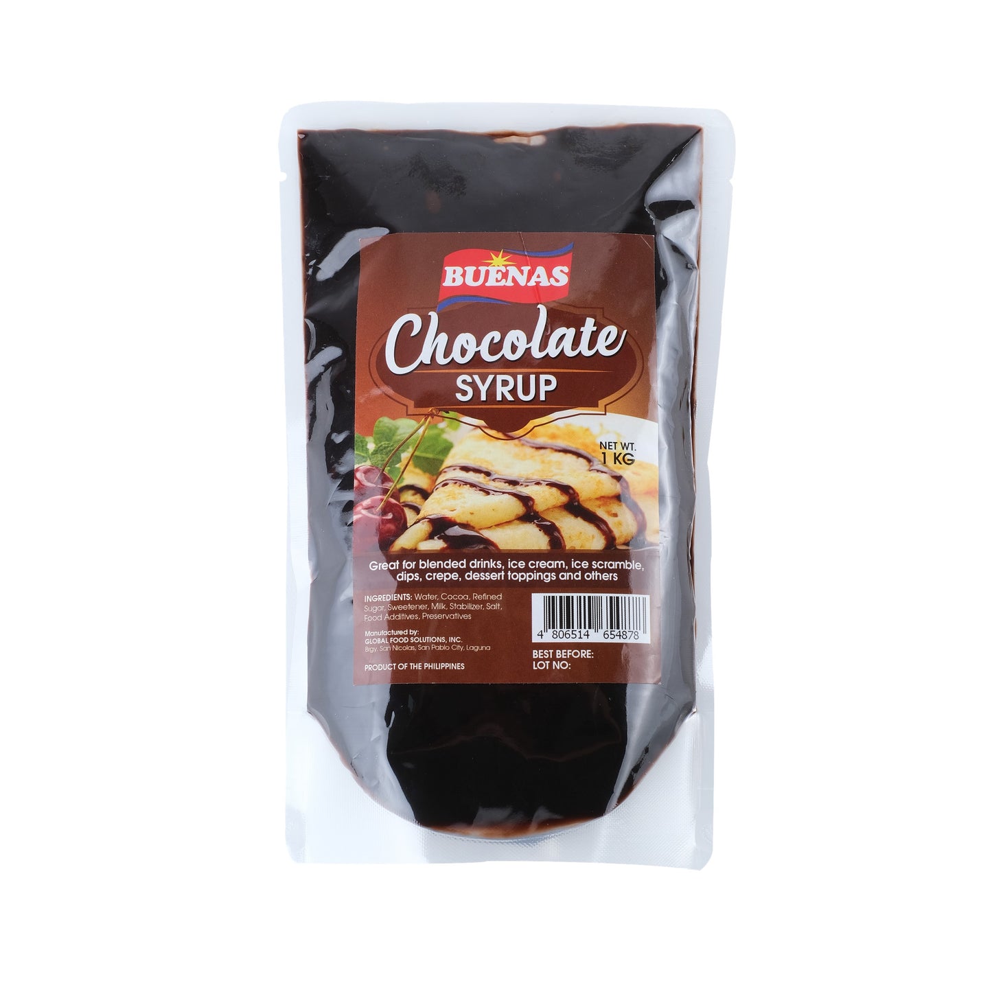 Buenas Chocolate Syrup 1kg