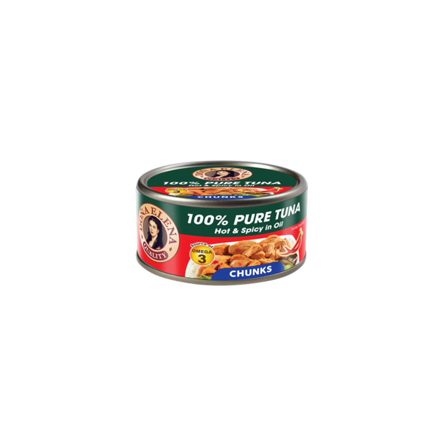 Dona Elena Hot & Spicy Tuna Chunks (150g)