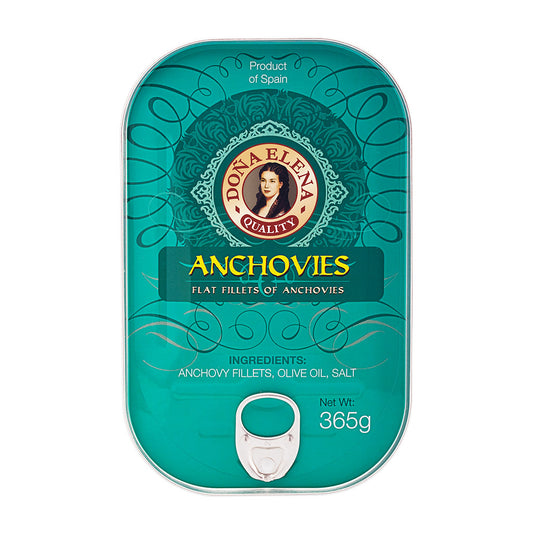 Doña Elena Flat Fillet Anchovies 365g