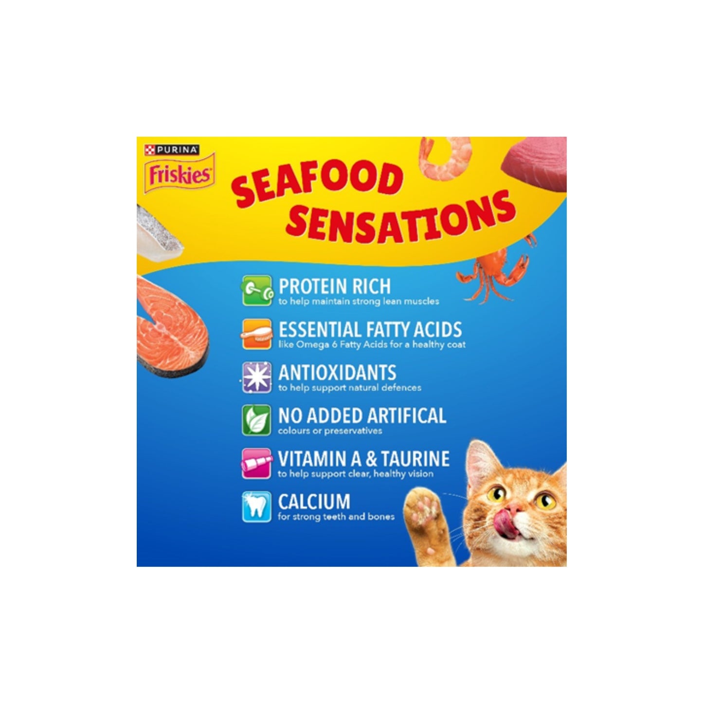 PURINA Friskies Seafood Sensations 1kg