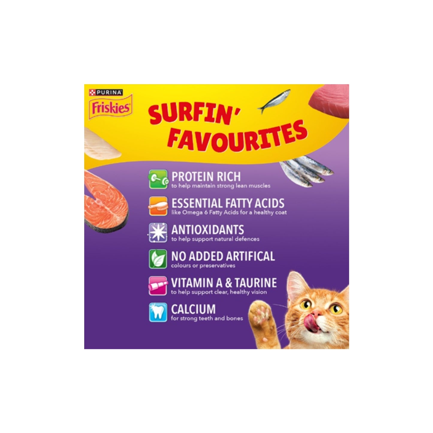 PURINA Friskies Surfin Turfin 6kg