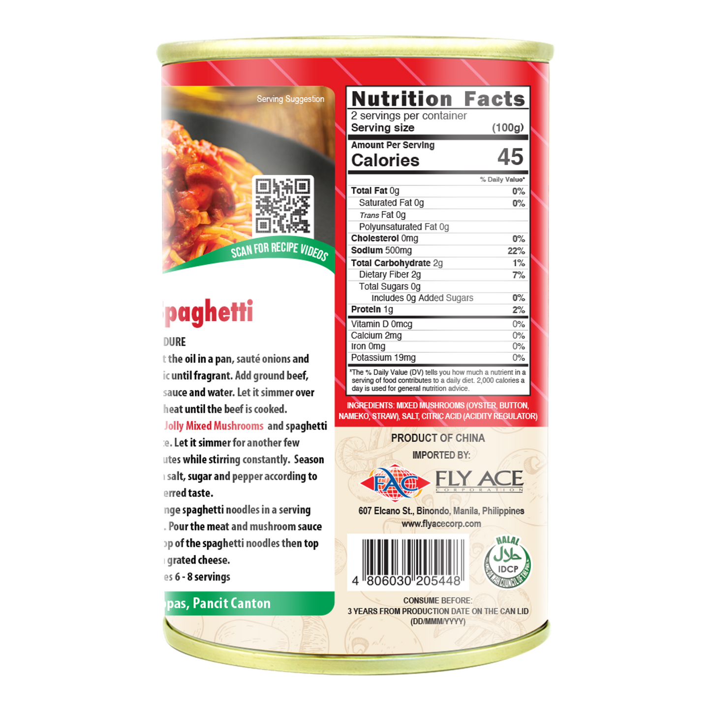 Jolly Mixed Mushrooms 400g