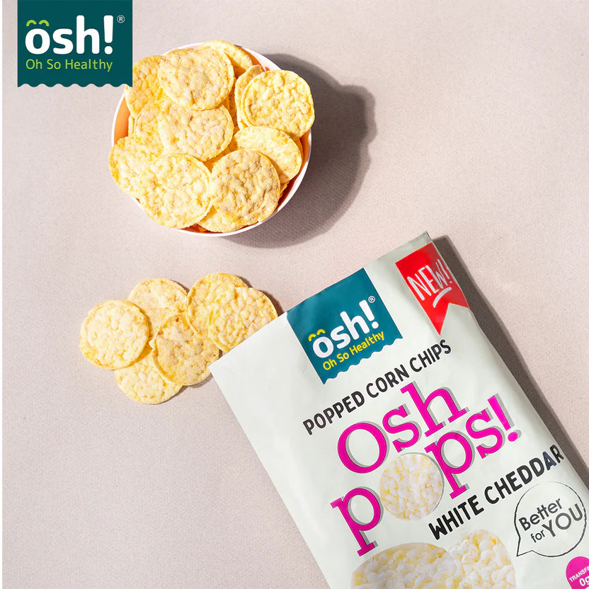 OSH Pops White Cheddar 80g