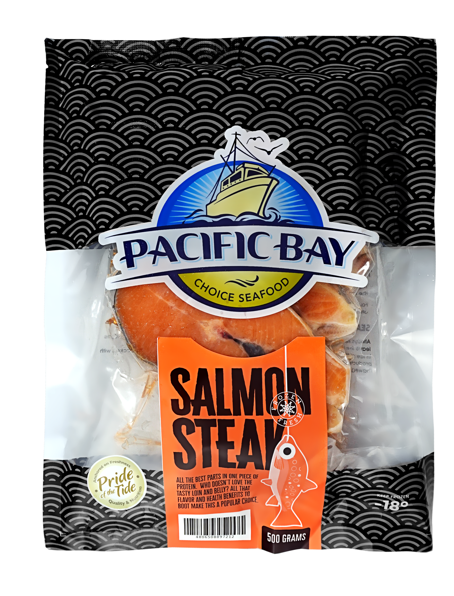 Pacific Bay Salmon Steak 500g