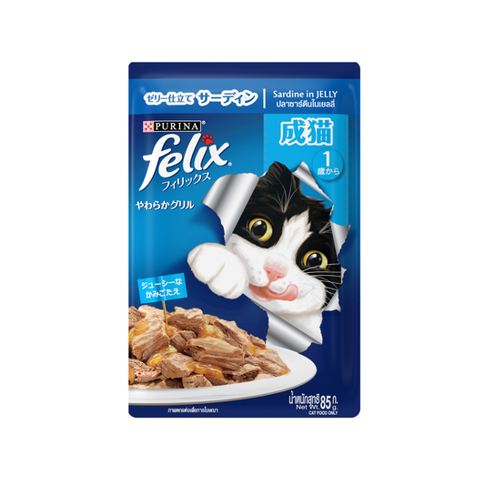 PURINA Felix Adult Cat w/Sardin 85g