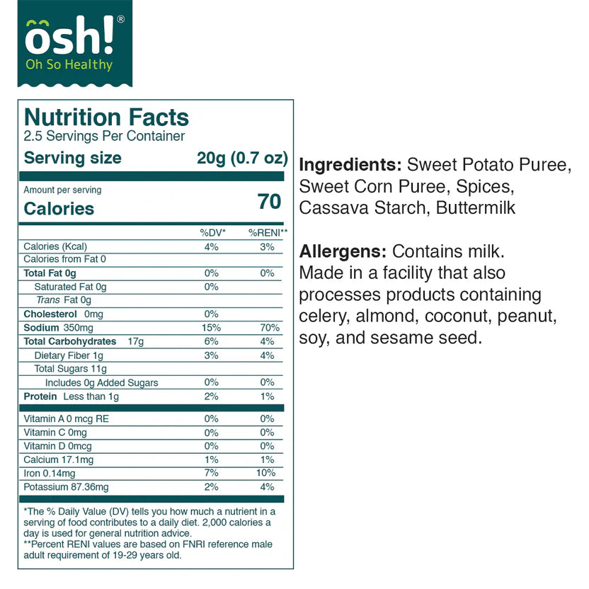 OSH Savoury Crisp Sour Cream 50g