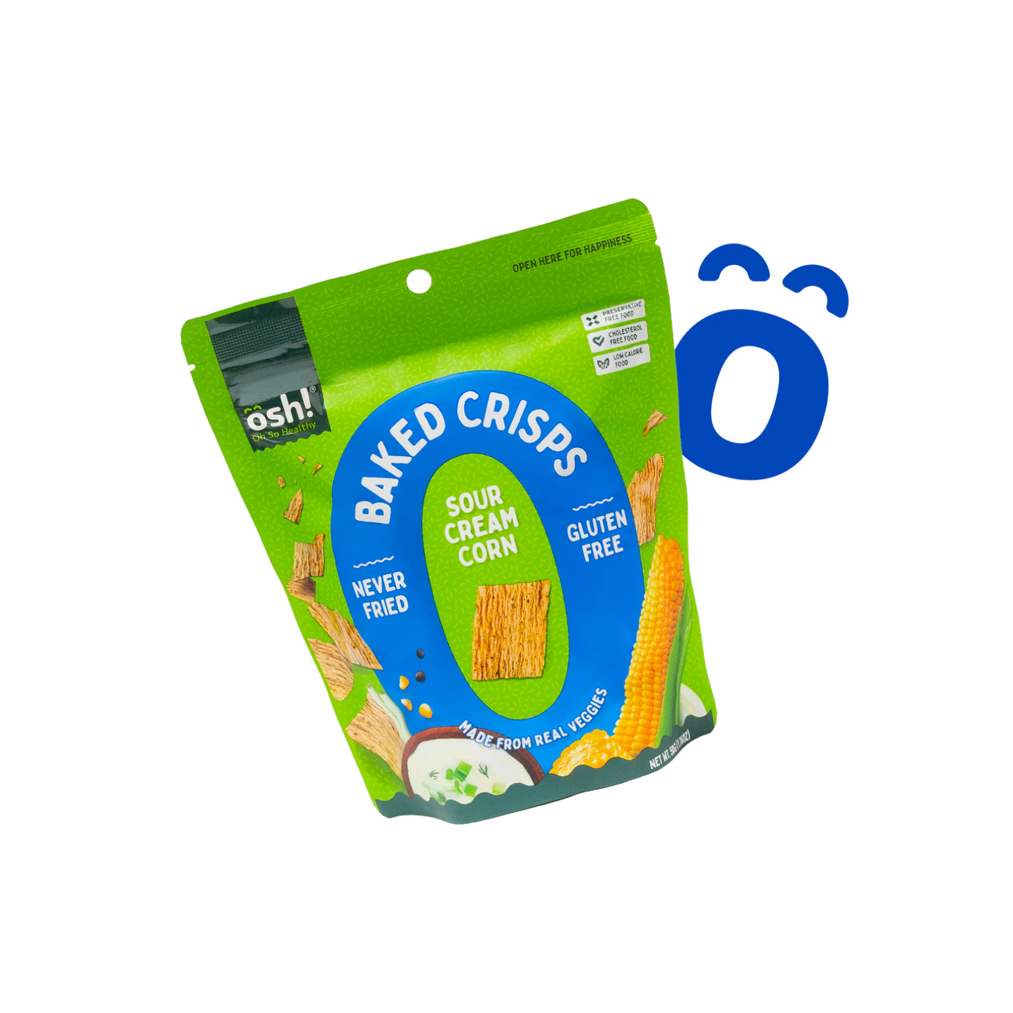 OSH Savoury Crisp Sour Cream 50g