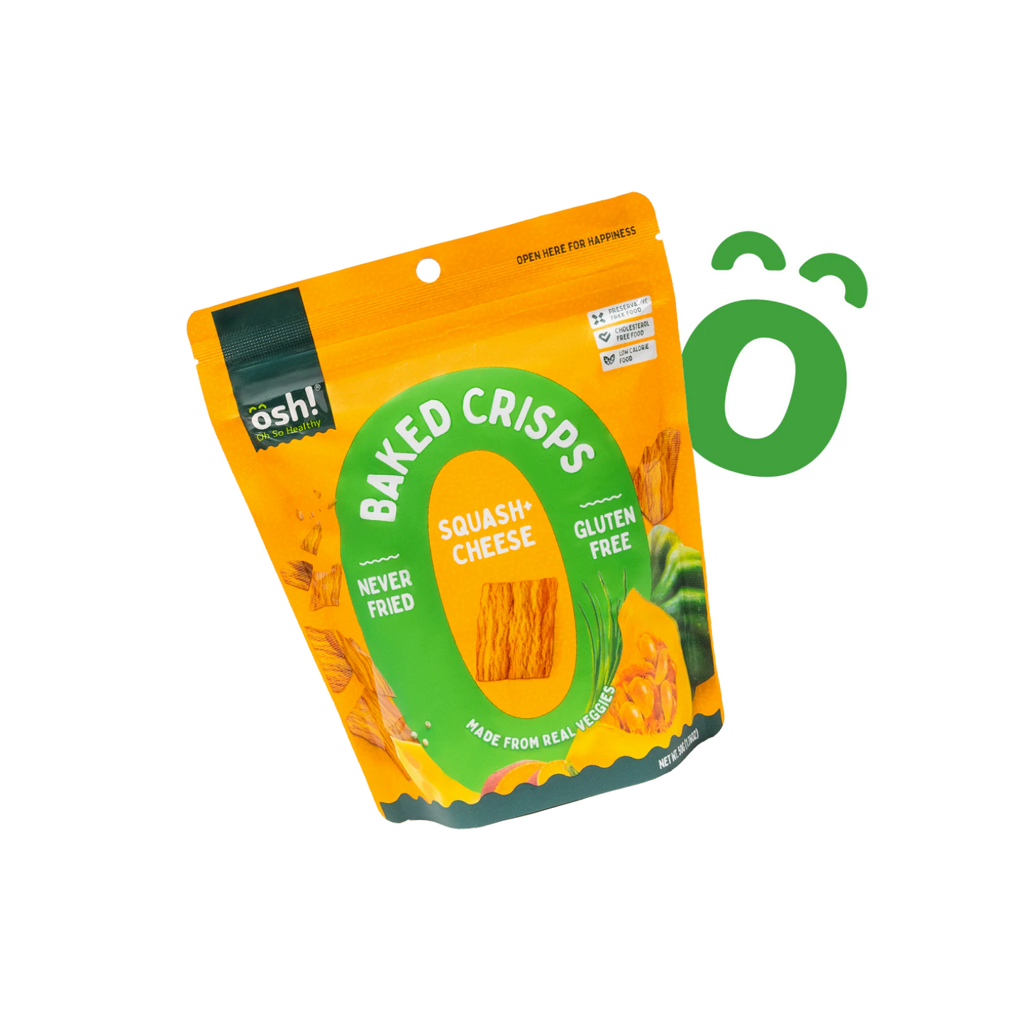 OSH Savoury Crisp Cheese Squash 50g