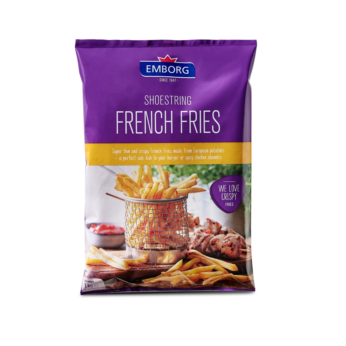 Emborg French Fries Shoestring 1kg