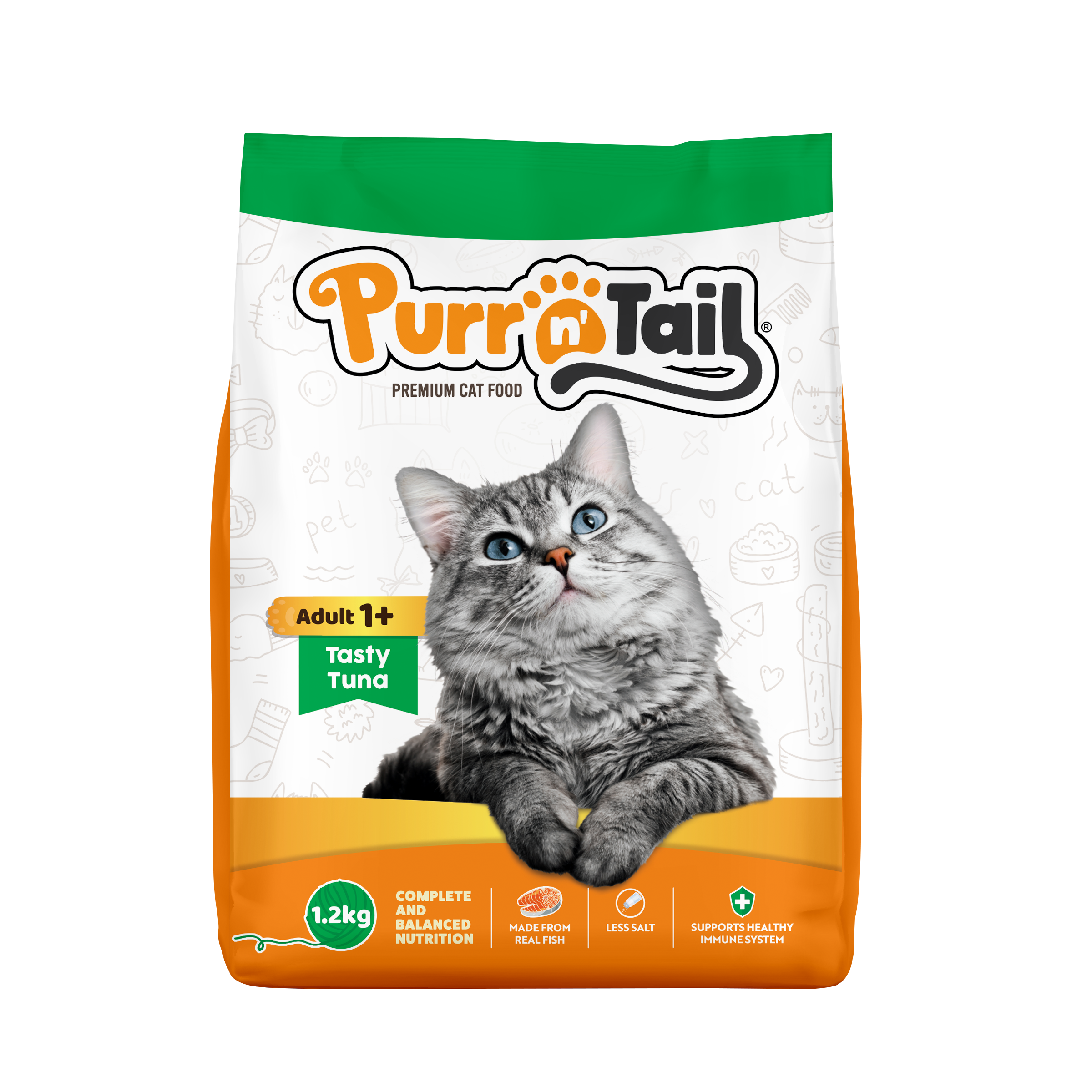 Purr n' Tail Tasty Tuna (1.2kg)