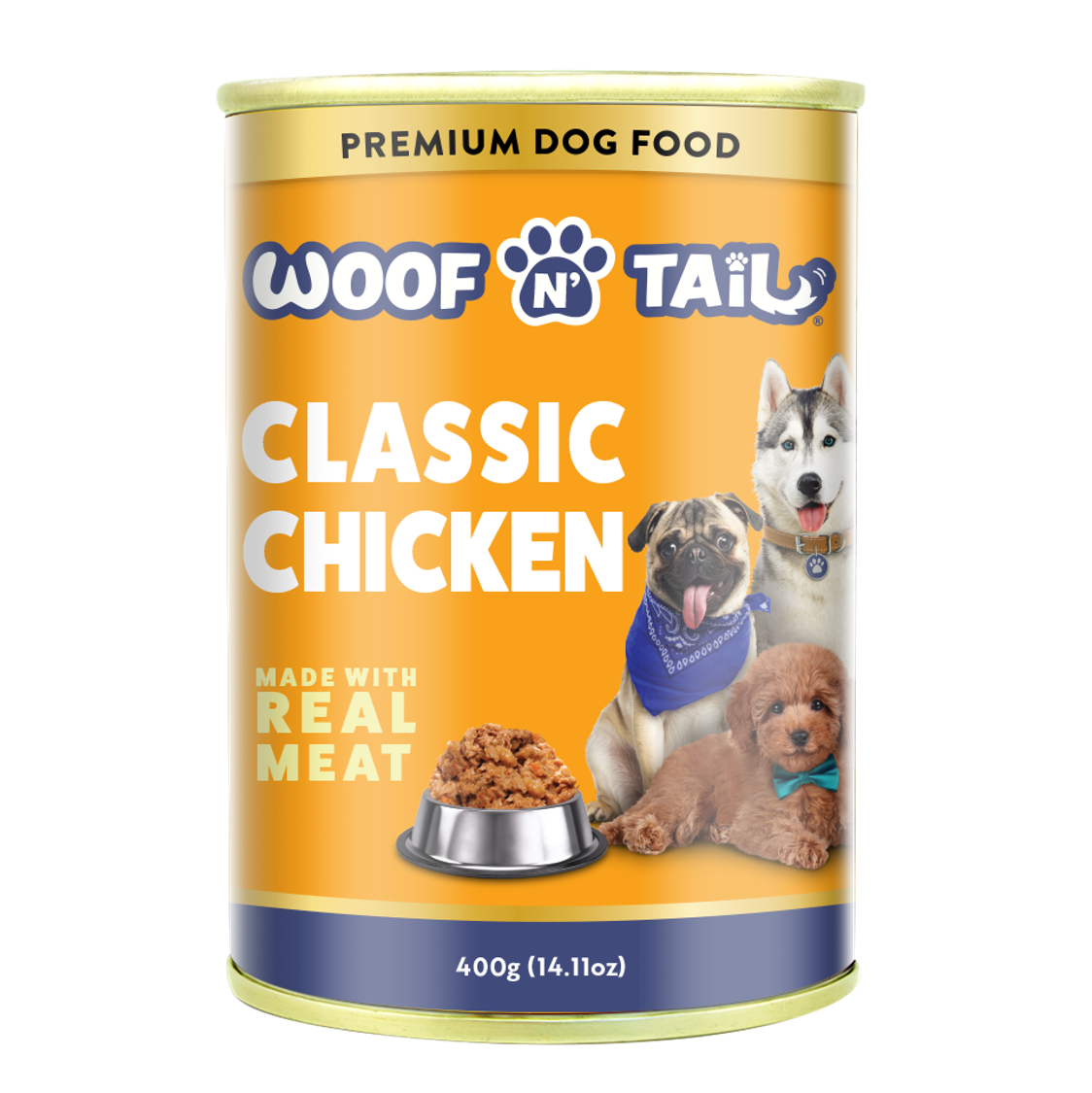 Woof N Tail Classic Chicken (400g)