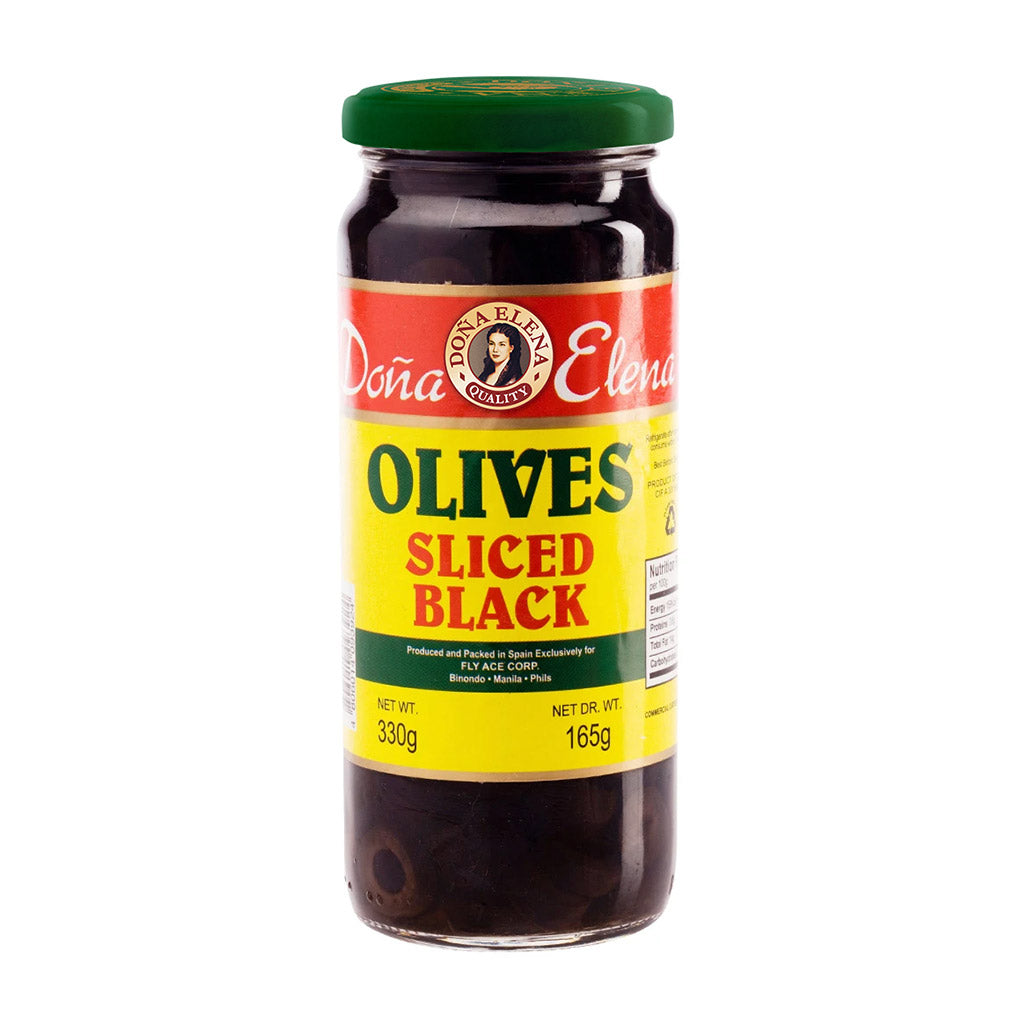 Dona Elena Sliced Black Olives (330g)