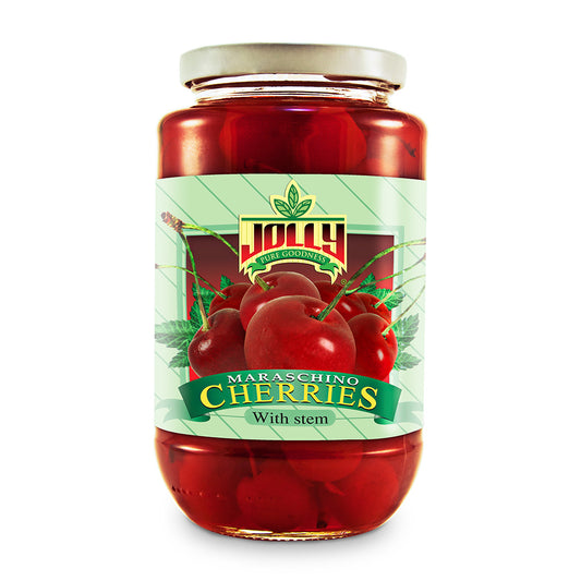 Jolly Maraschino Cherries w/ stem (26 oz.)