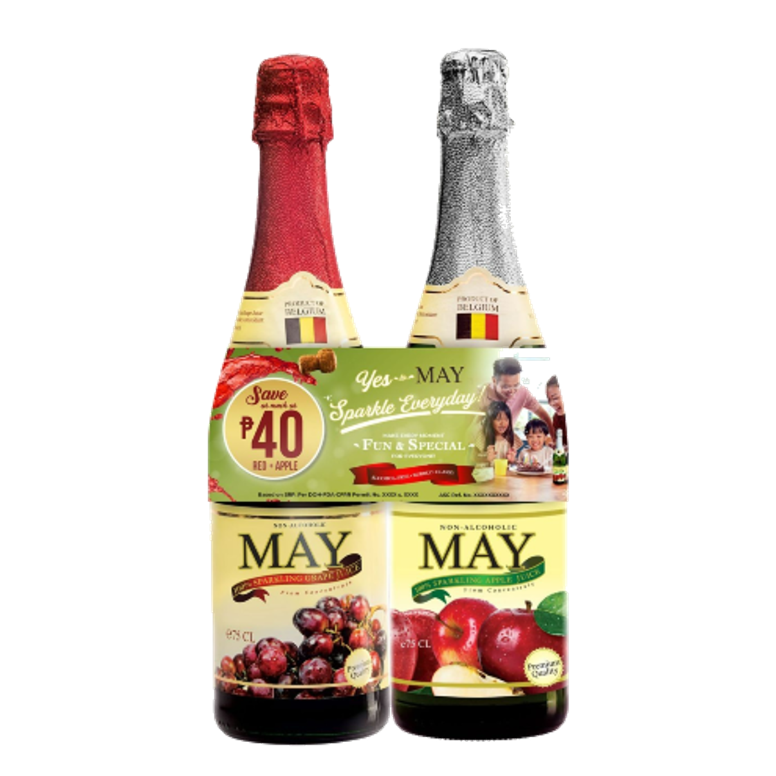 May Sparkling Red + Apple Save 40 Promo